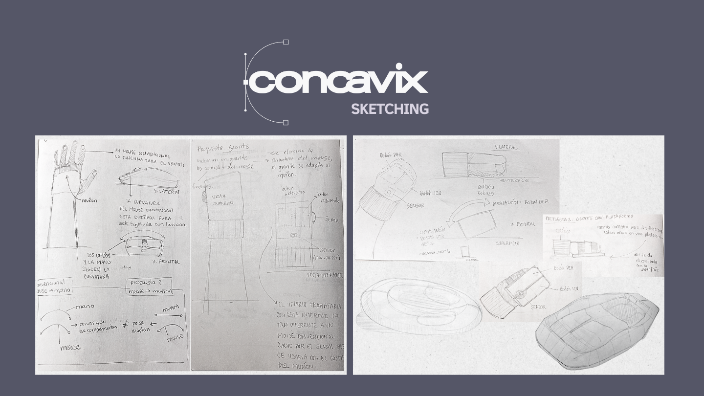An image with a caption of: Initial brainstorming, sketching to get a clear idea or path of a solution