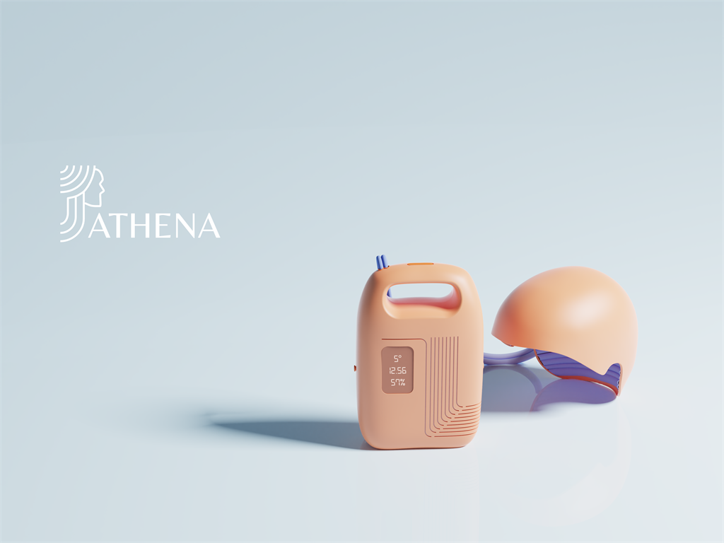 An image with a caption of: Athena