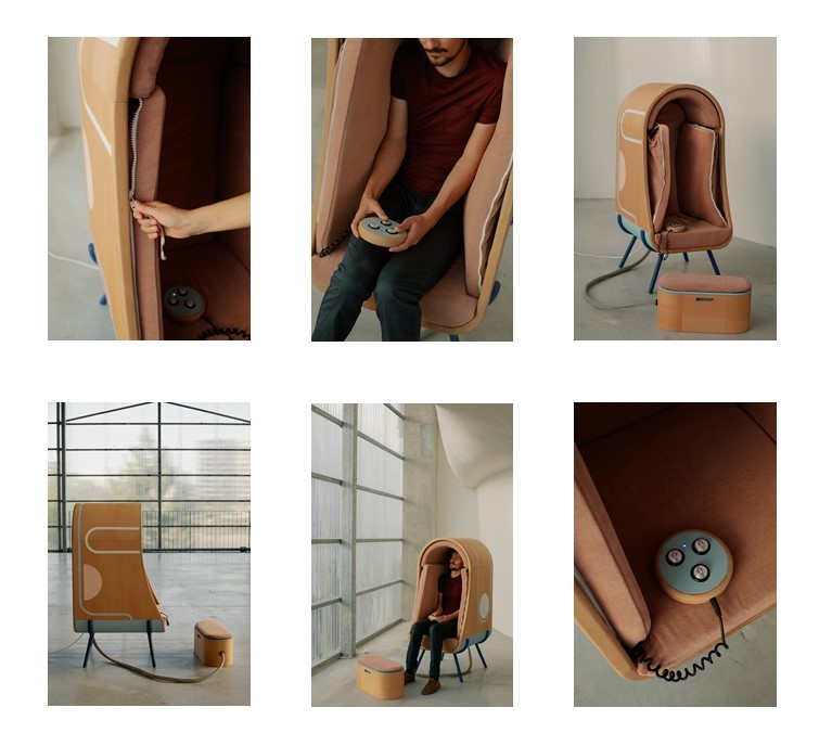 Inflating OTO Chair Is Designed To Hug And Comfort People With
